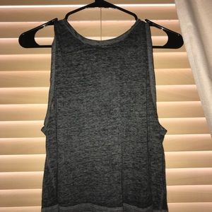Gray tank top
